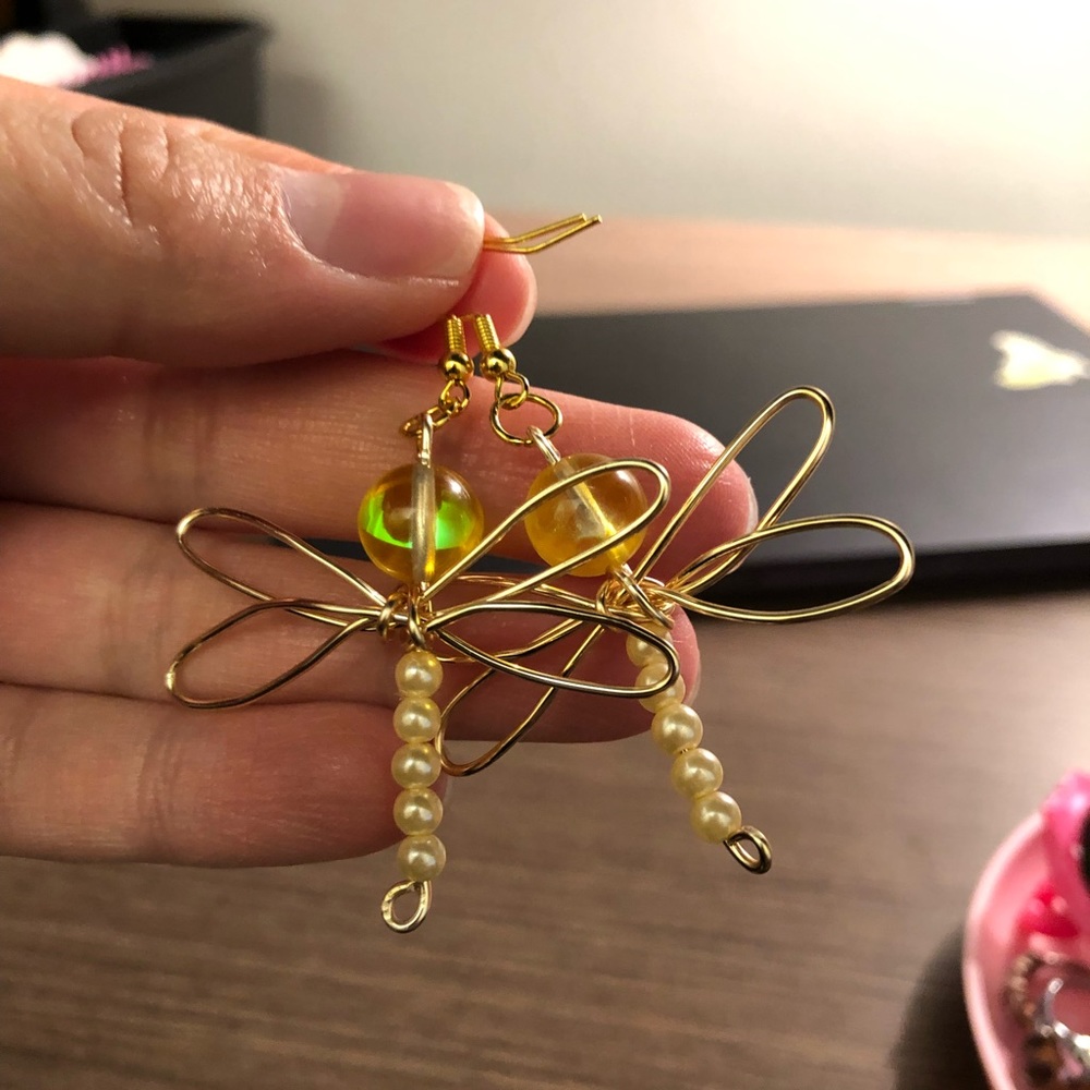 Firefly earrings - Picture 2 of 4